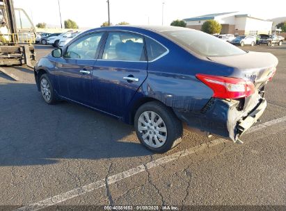 2017 NISSAN SENTRA S Blue  Gasoline 3N1AB7AP1HY224918 photo #4