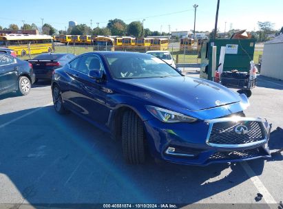 2018 INFINITI Q60 3.0T RED SPORT 400 Blue  Gasoline JN1FV7EL6JM631176 photo #1