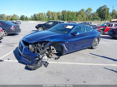 2018 INFINITI Q60 3.0T RED SPORT 400 Blue  Gasoline JN1FV7EL6JM631176 photo #3