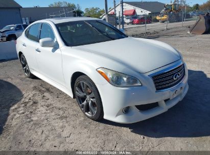 2011 INFINITI M56X White  Gasoline JN1AY1AR6BM570373 photo #1