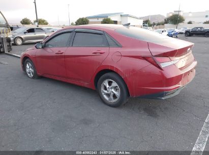 2022 HYUNDAI ELANTRA SE Red  Gasoline KMHLL4AG4NU349763 photo #4