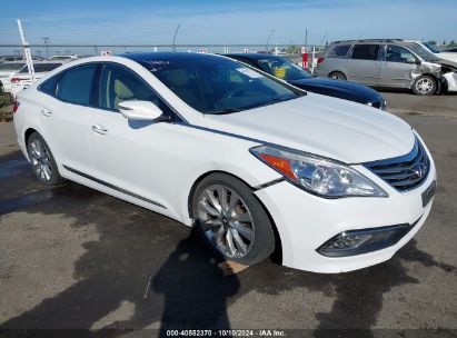 2015 HYUNDAI AZERA LIMITED White  Gasoline KMHFH4JG5FA448335 photo #1