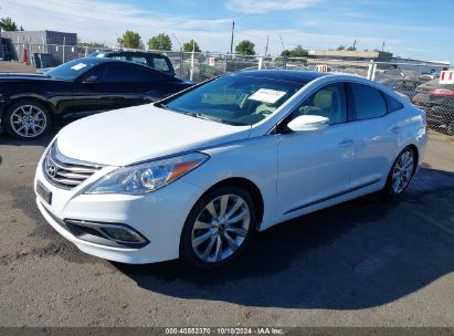 2015 HYUNDAI AZERA LIMITED White  Gasoline KMHFH4JG5FA448335 photo #3