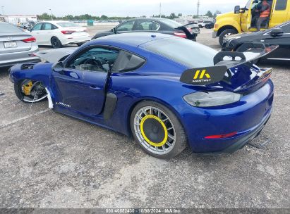 2024 PORSCHE 718 CAYMAN GT4 RS Blue  Gasoline WP0AE2A86RK274617 photo #4