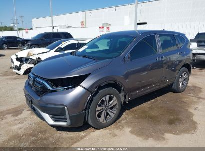 2020 HONDA CR-V 2WD LX Gray  Gasoline 5J6RW1H28LL009558 photo #3