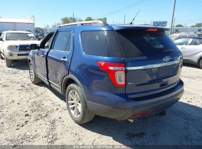 2012 FORD EXPLORER XLT Blue  Gasoline 1FMHK7D89CGA59027 photo #4