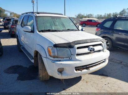 2007 TOYOTA SEQUOIA SR5 V8 White  Gasoline 5TDZT34A07S287737 photo #1