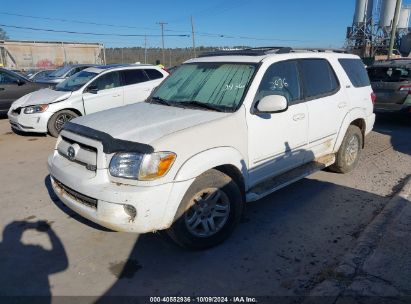 2007 TOYOTA SEQUOIA SR5 V8 White  Gasoline 5TDZT34A07S287737 photo #3