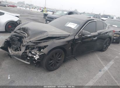 2017 INFINITI Q50 3.0T PREMIUM Black  Gasoline JN1EV7AR4HM831425 photo #3