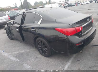 2017 INFINITI Q50 3.0T PREMIUM Black  Gasoline JN1EV7AR4HM831425 photo #4