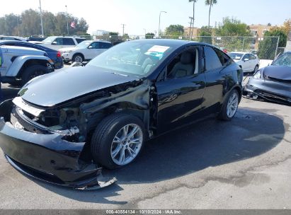 2021 TESLA MODEL Y LONG RANGE DUAL MOTOR ALL-WHEEL DRIVE Black  Electric 5YJYGDEE3MF207290 photo #3