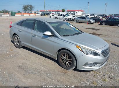 2015 HYUNDAI SONATA SE Silver  Gasoline 5NPE24AF8FH099642 photo #1