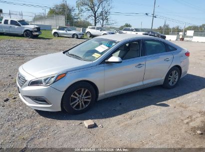 2015 HYUNDAI SONATA SE Silver  Gasoline 5NPE24AF8FH099642 photo #3