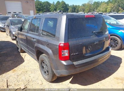 2016 JEEP PATRIOT SPORT Gray  Gasoline 1C4NJRBB3GD640115 photo #4