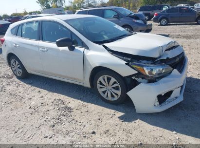 2022 SUBARU IMPREZA BASE 5-DOOR White  Gasoline 4S3GTAB6XN3705505 photo #1