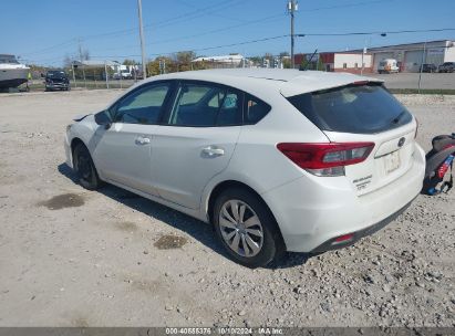 2022 SUBARU IMPREZA BASE 5-DOOR White  Gasoline 4S3GTAB6XN3705505 photo #4