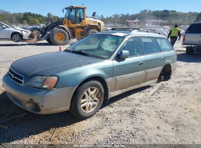 2001 SUBARU OUTBACK LIMITED Turquoise  Gasoline 4S3BH686817630421 photo #3