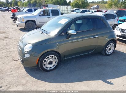 2014 FIAT 500 POP Green  Gasoline 3C3CFFAR5ET293999 photo #3