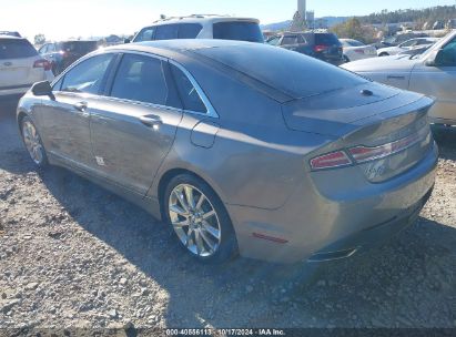 2016 LINCOLN MKZ HYBRID Gray  Hybrid 3LN6L2LU7GR625710 photo #4