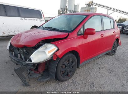 2007 NISSAN VERSA 1.8S Red  Gasoline 3N1BC13E97L412933 photo #3