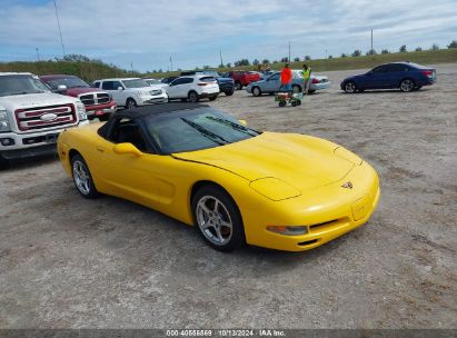 2001 CHEVROLET CORVETTE Yellow  Gasoline 1G1YY32G215116398 photo #1