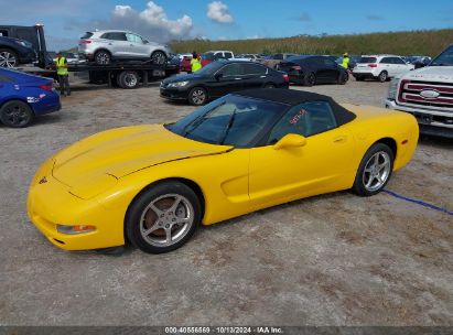 2001 CHEVROLET CORVETTE Yellow  Gasoline 1G1YY32G215116398 photo #3