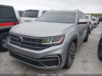 2021 VOLKSWAGEN ATLAS CROSS SPORT 3.6L V6 SEL PREMIUM R-LINE Silver  Gasoline 1V2FE2CA3MC205715 photo #3