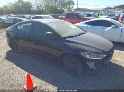 2017 HYUNDAI ELANTRA SE Black  Gasoline KMHD74LF0HU083417 photo #1