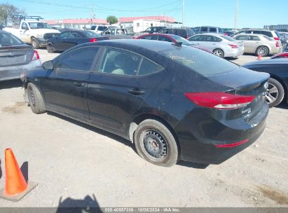 2017 HYUNDAI ELANTRA SE Black  Gasoline KMHD74LF0HU083417 photo #4