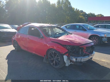 2021 Honda Civic Sport red sedan gasoline 2HGFC2F83MH518715 photo #1