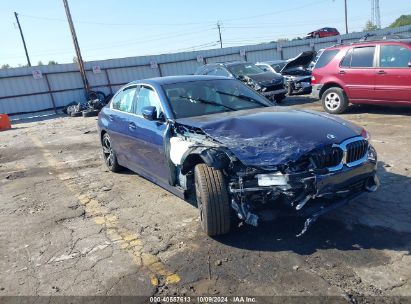 2020 BMW 330I Blue  Gasoline 3MW5R1J04L8B42875 photo #1