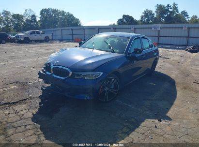 2020 BMW 330I Blue  Gasoline 3MW5R1J04L8B42875 photo #3