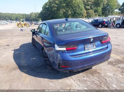 2020 BMW 330I Blue  Gasoline 3MW5R1J04L8B42875 photo #4