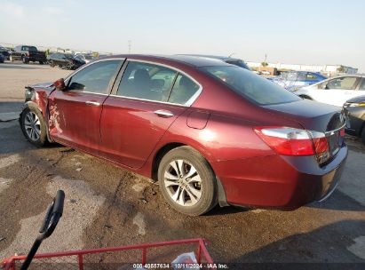 2015 HONDA ACCORD LX Maroon  Gasoline 1HGCR2F30FA135192 photo #4