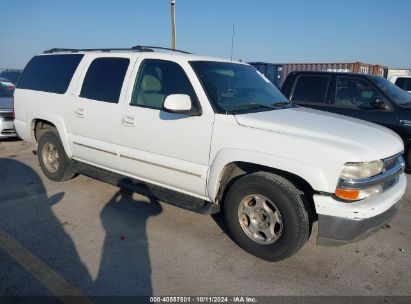 2002 CHEVROLET SUBURBAN 1500 LT White  Flexible Fuel 3GNEC16Z62G248476 photo #1