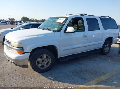 2002 CHEVROLET SUBURBAN 1500 LT White  Flexible Fuel 3GNEC16Z62G248476 photo #3