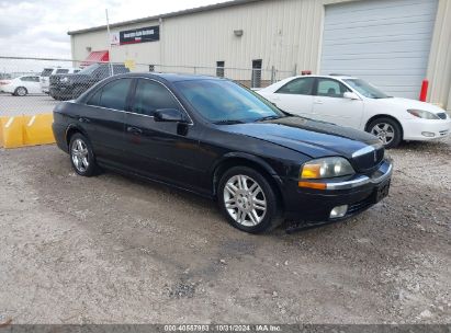 2002 LINCOLN LS V8 AUTO Black  Gasoline 1LNHM87A62Y711299 photo #1