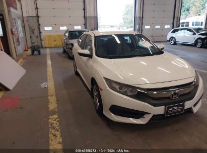 2016 HONDA CIVIC LX White  Gasoline 2HGFC2F5XGH505342 photo #1