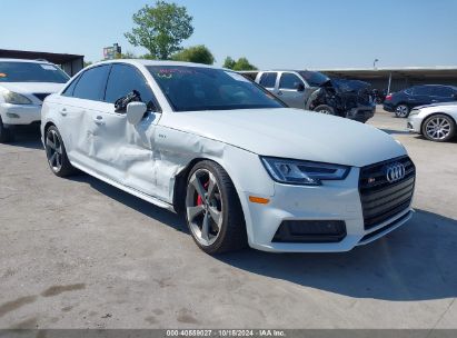 2018 AUDI S4 3.0T PREMIUM PLUS White  Gasoline WAUB4AF43JA172500 photo #1