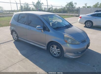 2007 HONDA FIT SPORT Gray  Gasoline JHMGD38657S000165 photo #1