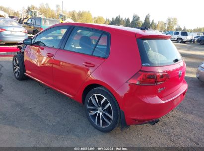 2017 VOLKSWAGEN GOLF TSI S 4-DOOR/TSI SE 4-DOOR/TSI SEL 4-DOOR/TSI WOLFSBURG EDITION 4-DOOR Red  Gasoline 3VW217AU8HM053681 photo #4