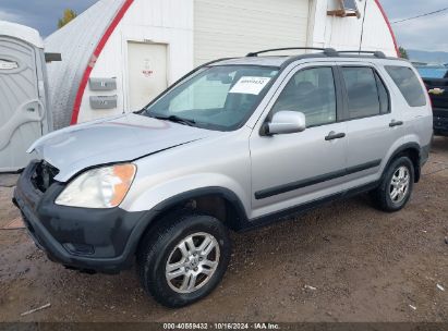 2002 HONDA CR-V EX Silver  Gasoline JHLRD78882C042371 photo #3