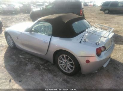 2003 BMW Z4 2.5I Silver  Gasoline 4USBT334X3LS42081 photo #4