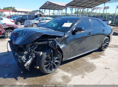 2022 CADILLAC CT4-V V-SERIES Black  Gasoline 1G6DH5RL8N0117694 photo #3