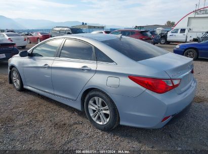 2014 HYUNDAI SONATA GLS Light Blue  Gasoline 5NPEB4AC1EH921606 photo #4