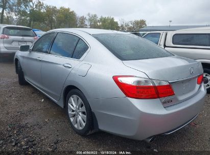 2013 HONDA ACCORD EX-L V-6 Silver  Gasoline 1HGCR3F85DA027813 photo #4