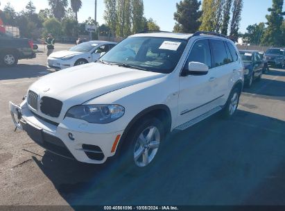 2013 BMW X5 XDRIVE50I White  Gasoline 5UXZV8C54DL898961 photo #3