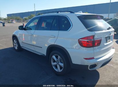 2013 BMW X5 XDRIVE50I White  Gasoline 5UXZV8C54DL898961 photo #4