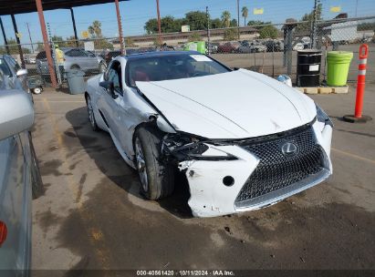 2018 LEXUS LC 500 White  Gasoline JTHHP5AY4JA001016 photo #1