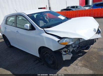 2009 TOYOTA MATRIX White  Gasoline 2T1KU40E39C184210 photo #1